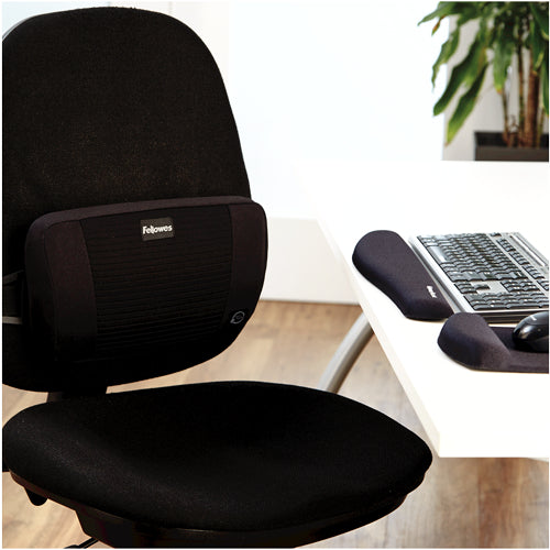 Fellowes -  Polssteun  plush touch zwart