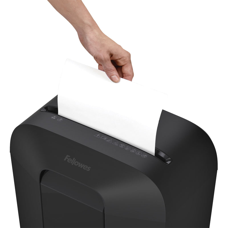 Fellowes -  Papiervernietiger  lx41 4x12mm zwart
