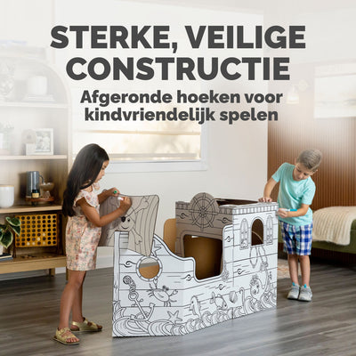 Bankers Box -  Kartonnen piratenschip xl  play
