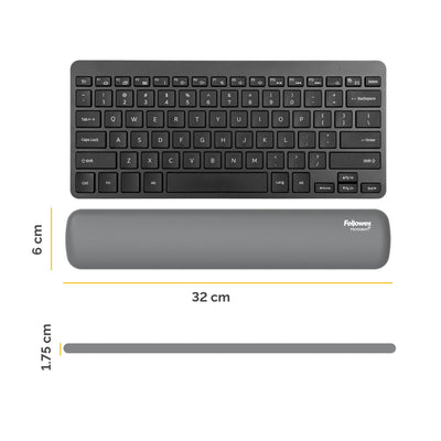 Fellowes -  100142571 polssteun Silicone Grijs