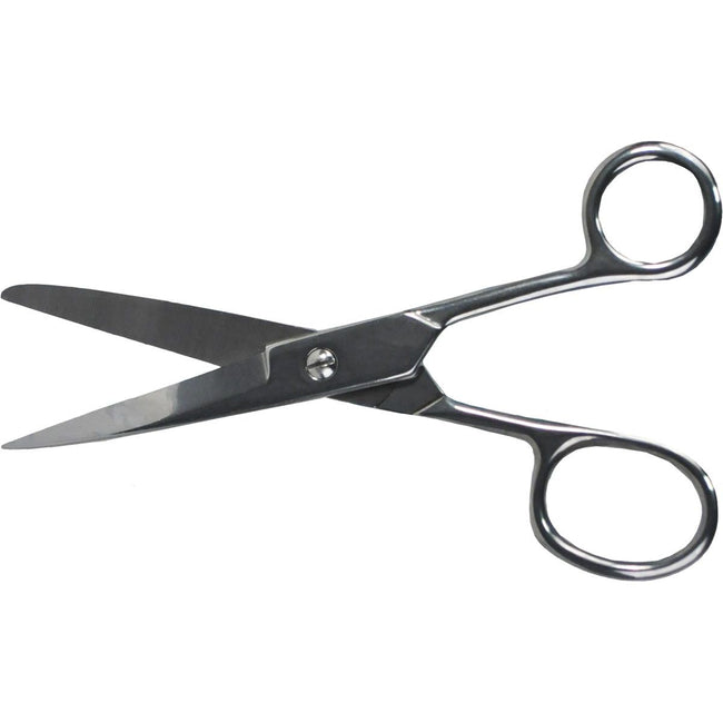 Desq - tijeras 18 cm, cromadas, ojos asimétricos