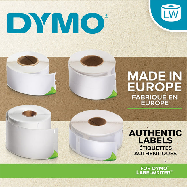 Dymo -  Etiket  labelwriter industrieel 25x25 2st wit