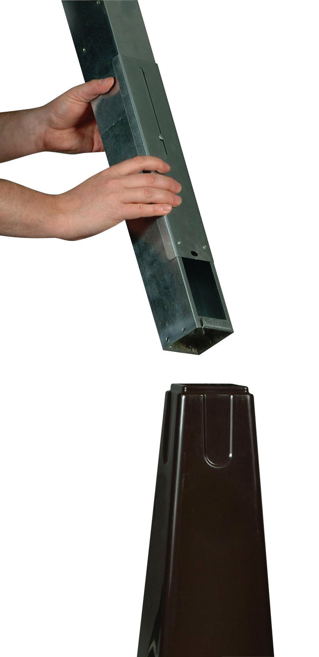 Rubbermaid -  Asbak groundskeeper vrijstaand zwart