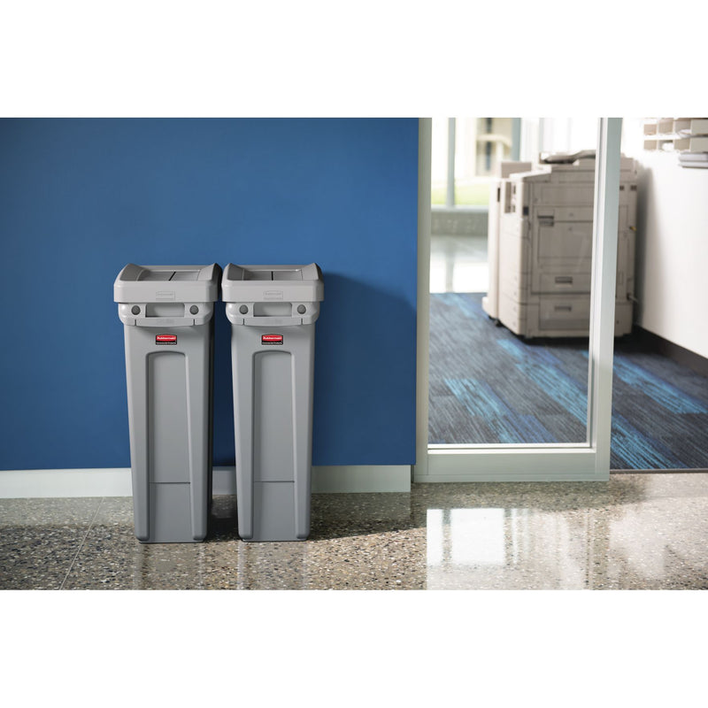Rubbermaid -  Deksel slim jim vented swingsysteem grs