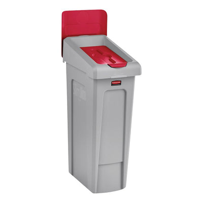 Rubbermaid -  Deksel slim jim rs gesloten rood