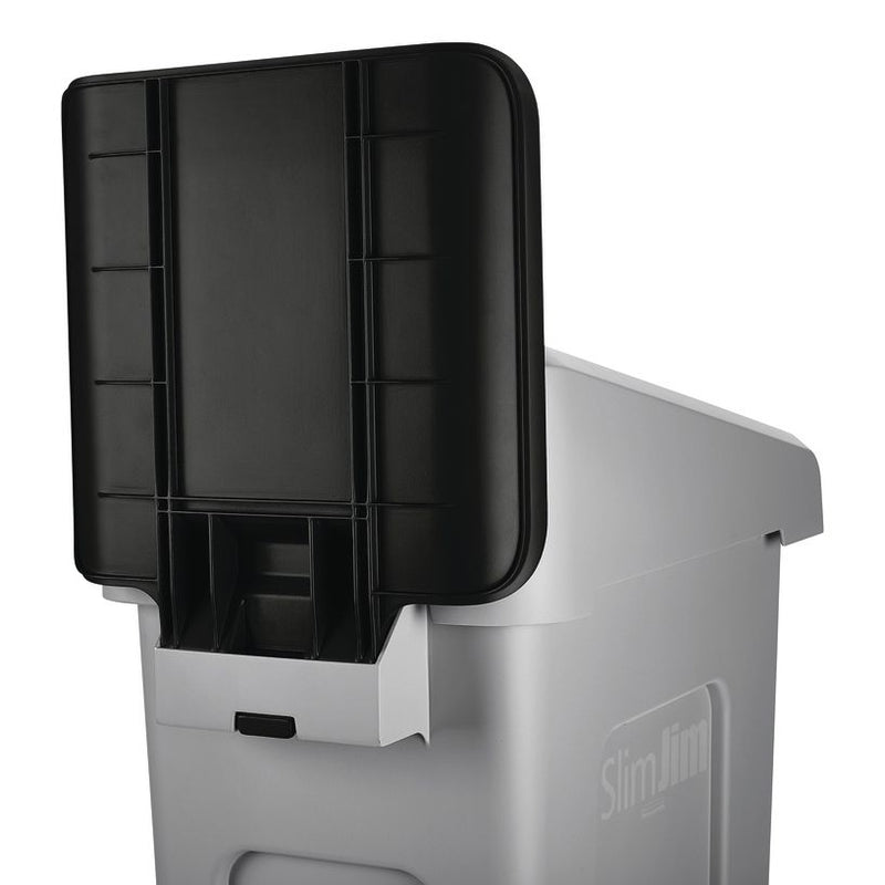 Rubbermaid -  Paneel slim jim rs voor label zwart