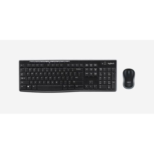 Logitech - Toetsenbord MK270 Qwerty +muis zwart