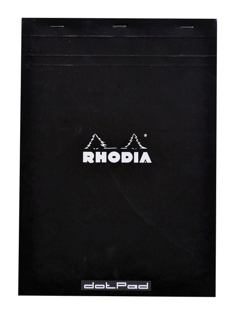 Rhodia - Bloc d'écriture A4 points 80v 90gr noir | 1 pièce