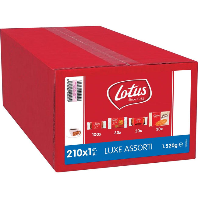 Lotus -   koeken Luxe Assorti, assortiment van 210 koekjes