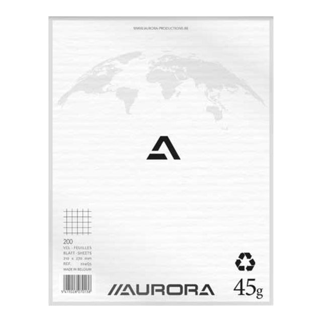 Aurora - Kraft Block Aurora 210x270mm 5x5mm 200 vel 45gr | 1 pièce | 5 pièces