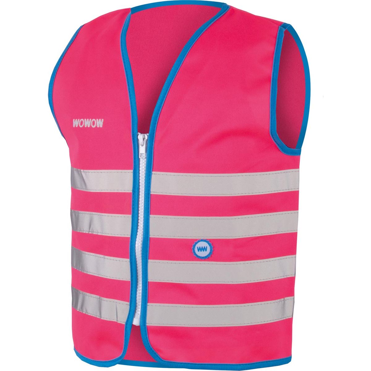 Wowow - Chaleco fluorescente Fun Jacket, rosa, M (niño)
