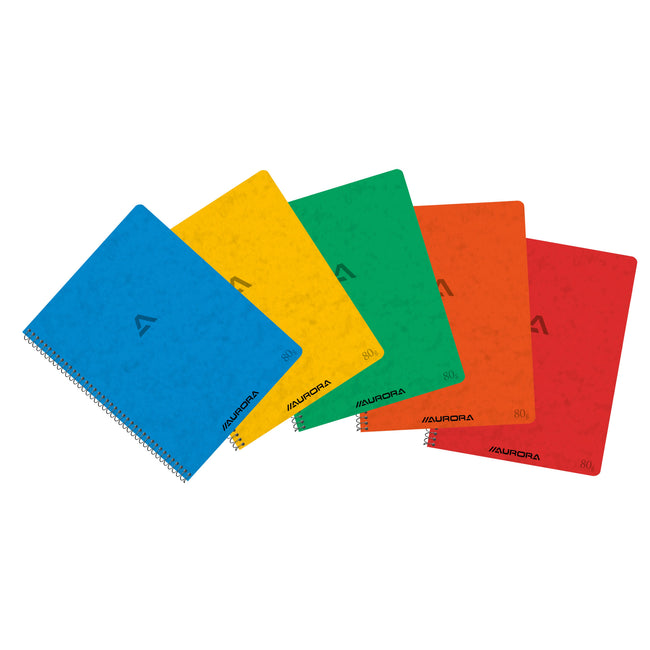 Bur-O-Class - Notebook 210x165mm line 120 pages 80gr assorted