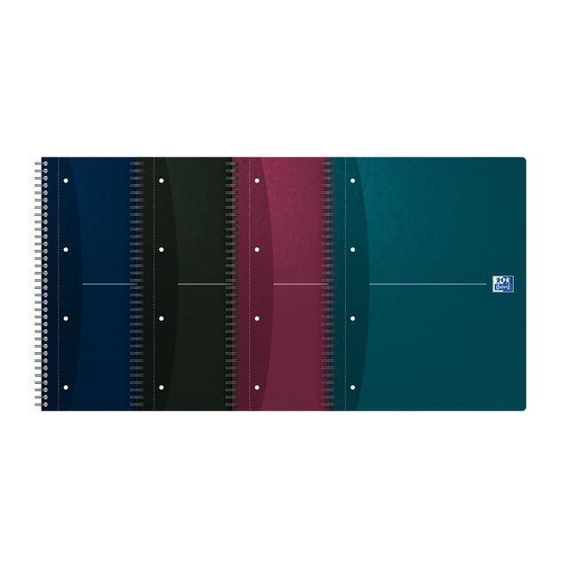 Oxford - Lecture block Essentials A4+ line 4-hole 180 pages 80gr assorted | 5 pieces