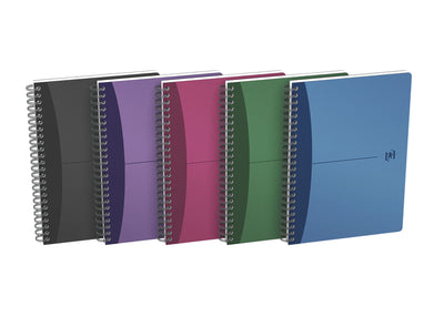 Oxford - Blocco a spirale Urban Mix linea A5 90 fogli assortiti | 5 pezzi