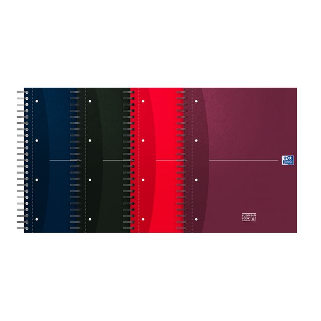 Oxford - Lecture block Essentials peanbook A4+ 4-hole 120 sheets assorted | 5 pieces