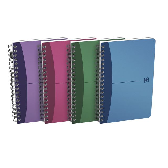 Oxford - Bloc spirale Urban Mix 170x110mm ligne 90 feuilles assorties