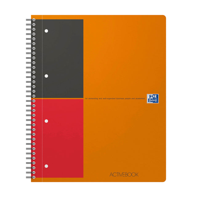 Oxford - Spiral block International Activebook A4+ line | 5 pieces