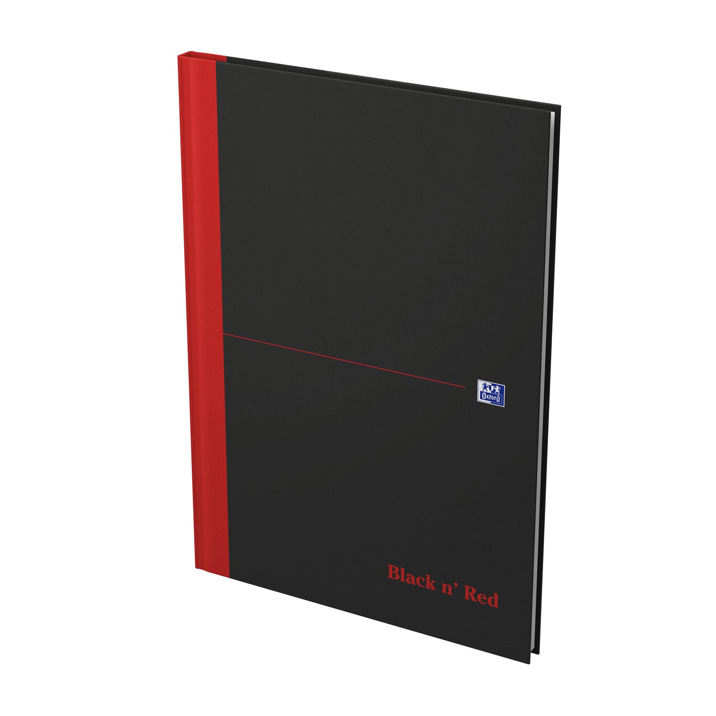 Oxford - Notizbuch Black n' Red A4 96 Blatt Linie | 5 Stück