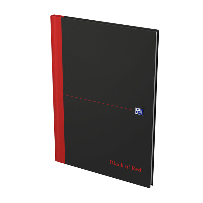 Oxford -  Notitieboek  black n' red a4 96vel lijn | 5 stuks