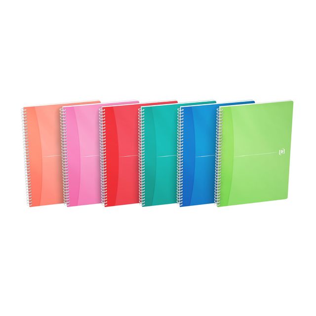 Oxford - Spiral pad MyColours A4 90 sheets line assorted | 20 pieces