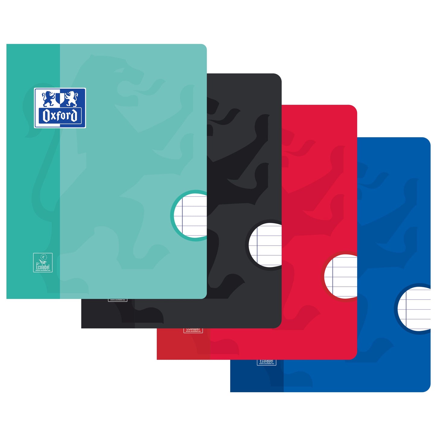 Oxford - Writing School A5 line 72 pages 80gr assorted | 10 pieces