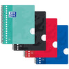 Oxford - Blocco College School A5+ linea 17 fori 160 pagine 80gr assortiti | 5 pezzi