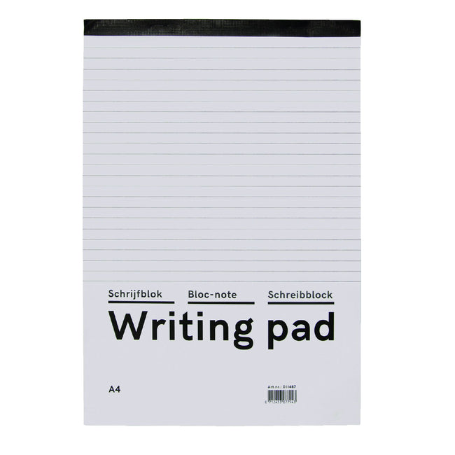 Qbasic - Blocco note A4 linea 160 pagine 60gr | 10 pezzi