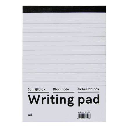 Qbasic -  Schrijfblok a5 lijn 160blz 60gr | 10 stuks