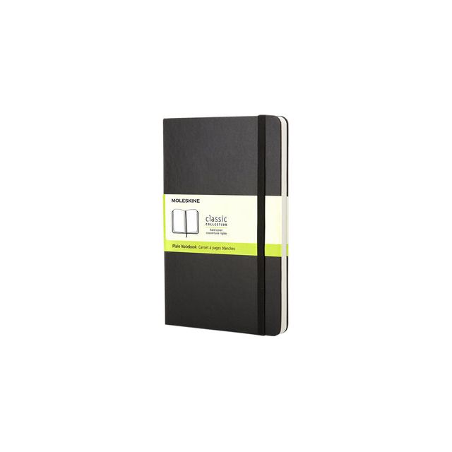 Moleskine - notitieboek, ft 9 x 14 cm, effen, harde cover, 192 bladzijden, zwart