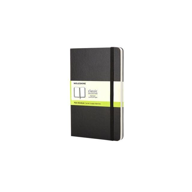 Moleskine – Notebooktasche 90 x 140 mm, blanko, Hardcover, schwarz