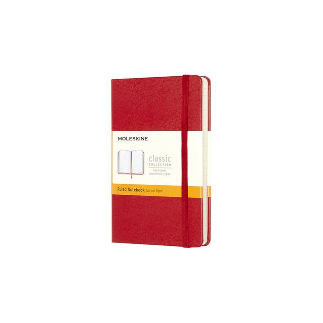 Moleskine - Notebook Moleskine Pocket 90x140mm Line HC Rd