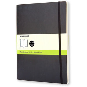 Moleskine - Notebook XL 190x250mm blank soft cover black