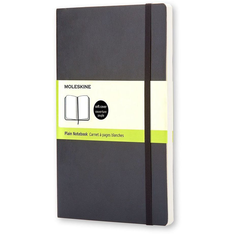 Moleskine - Cuaderno de bolsillo 90x140mm con tapa blanda en blanco negro