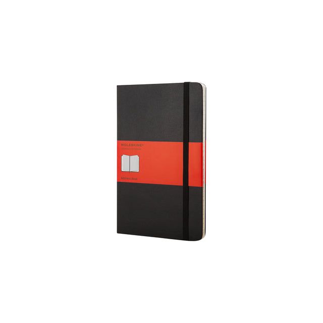 Moleskine - adresboek, ft 13 x 21 cm, gelijnd, harde cover, 240 bladzijden, zwart