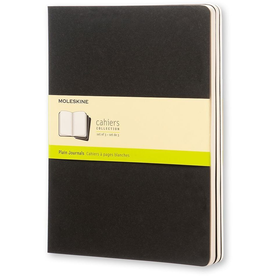 Moleskine -  Schrift  190x250mm blc 240pag zwart 3st