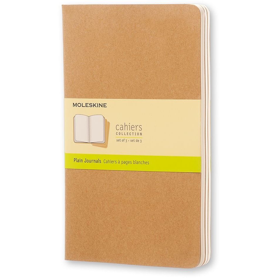 Moleskine -  Schrift  130x210mm blc 160pag kraft 3st