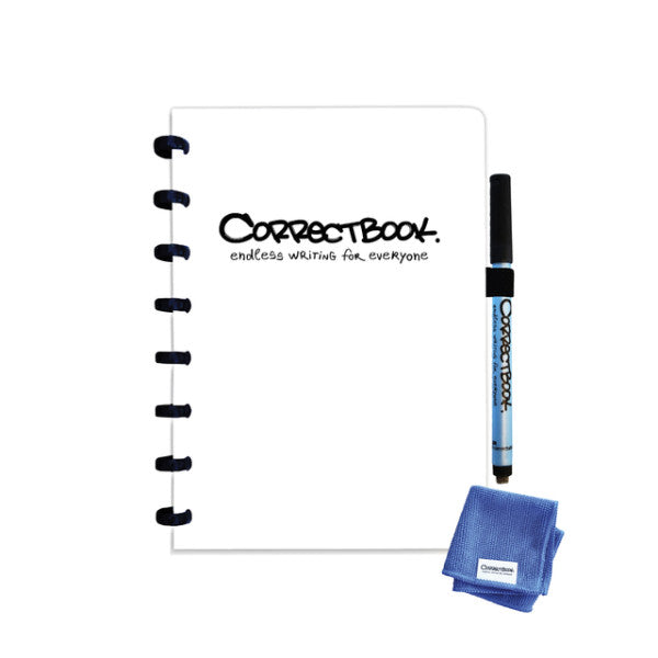 Correctbook -  Notitieboek A5 lijn 40blz inspirational white