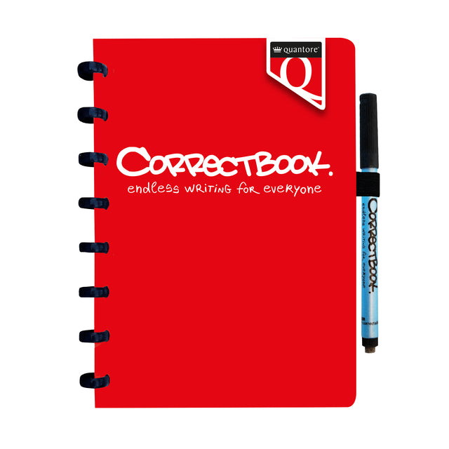 Quantore - Notebook Correybook A5 Zeile 40BLZ RD | 1 Stück