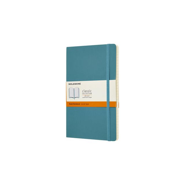 Moleskine - Notitieboek L 130x210mm lijn reef blue