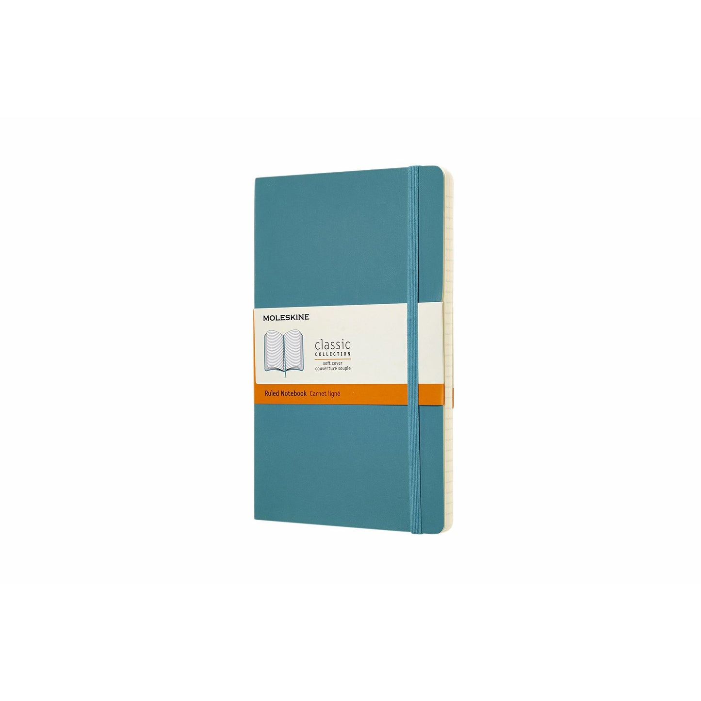 Moleskine - Notebook grande 130x210mm linea soft cover blu reef