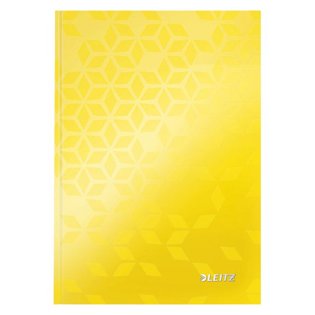 Leitz - Notebook Leitz Wow A5 160BLZ 90gr Ligne jaune | 1 pièce