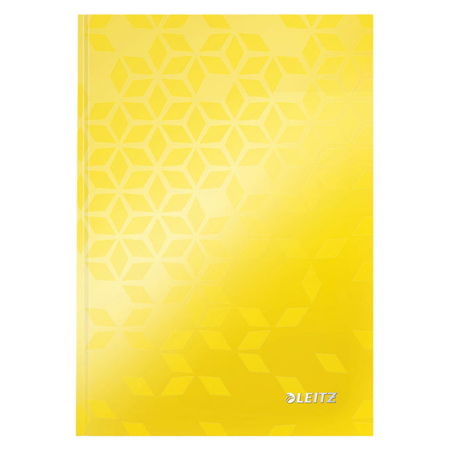 Leitz - Notebook WOW A5 160 pages 90gr line yellow