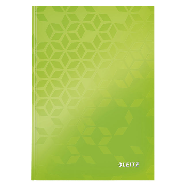 Leitz - Cuaderno WOW A5 160 páginas 90gr línea verde