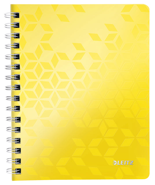 Leitz - Notebook Leitz wow a5 ligne spiral pp jaune | 1 pièce