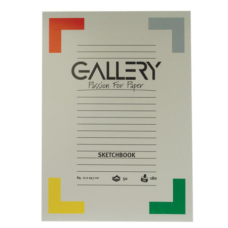 Galerie – Skizzenblock, 180 g/m², ft A4, 50 Blatt