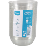 DEPA® - Cup | Haustier | 100 ml | Ø 90 mm | 25mm | Transparent 50 Stück