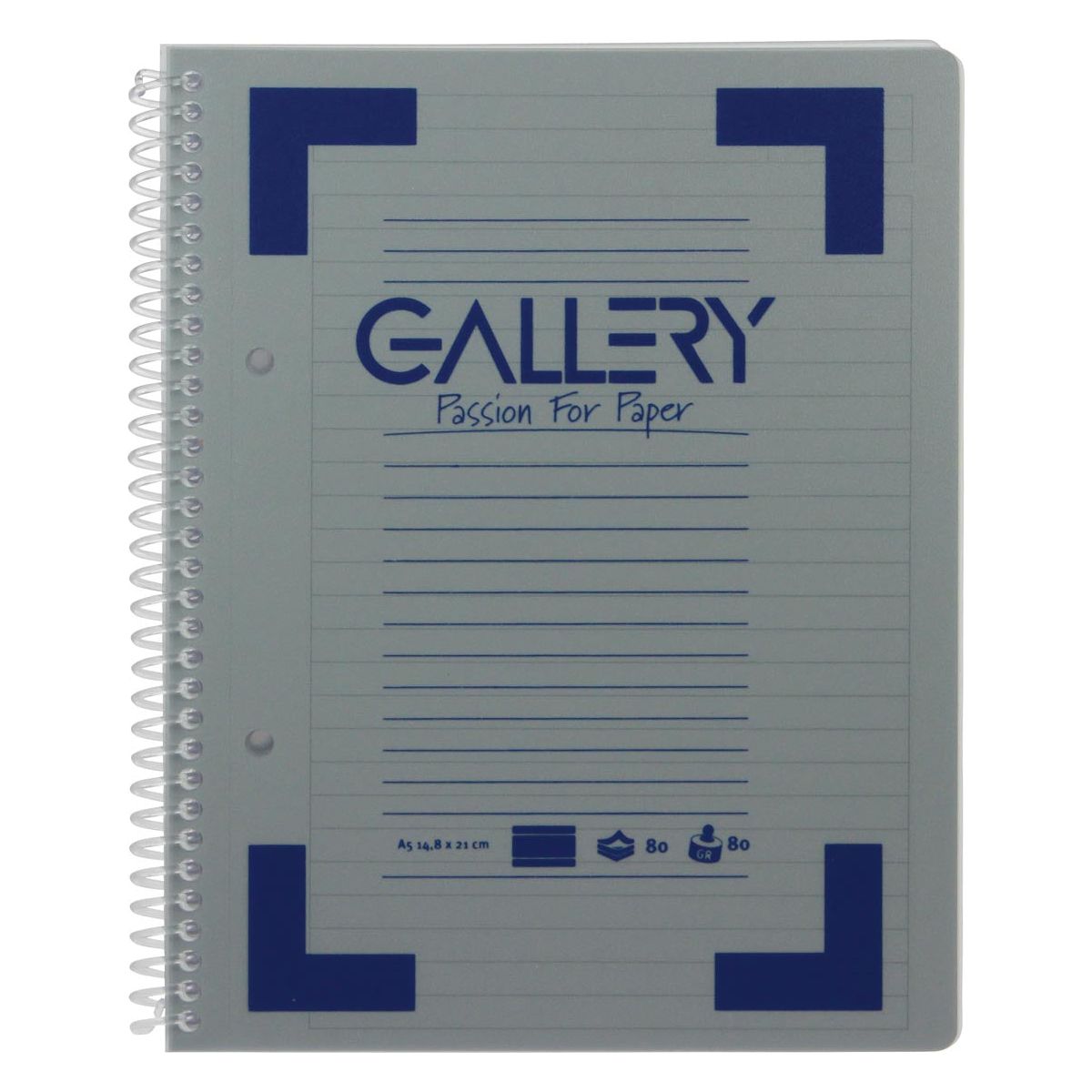 Galerie - Galerie traditionnelle Spiralschrift Ft A5, couleurs assorties, 160 pages