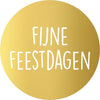 Merkloos - KP etiket Fijne Feestdagen, diameter 40 mm, 2024, rol van 250 stuks