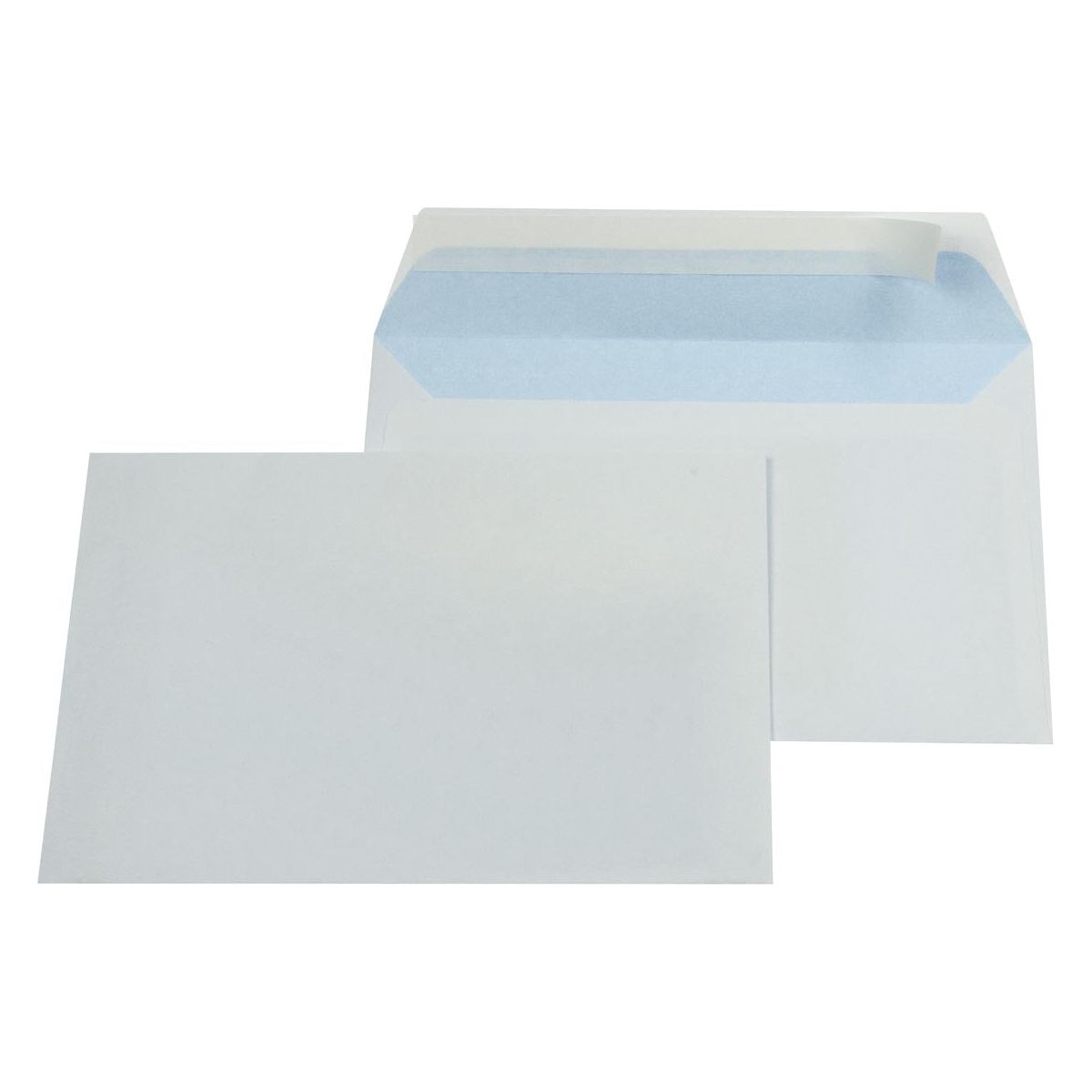 Gallery - Gallery enveloppen ft 114 x 162 mm, stripsluiting, binnenzijde blauw, doos van 500 stuks