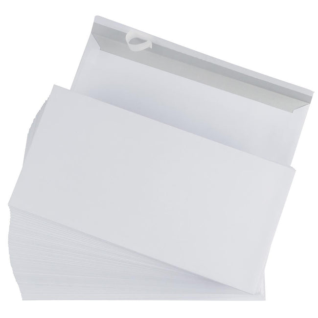 Gallery -   enveloppen ft 110 x 220 mm, stripsluiting, binnenzijde grijs, doos van 500 stuks